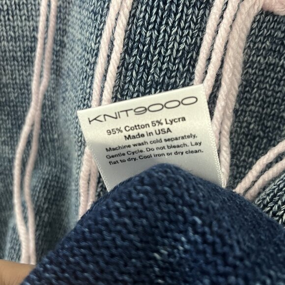 GRIMES Miss Anthropocene Denim Knit9000 Turtleneck Sweater XL - Picture 7 of 9